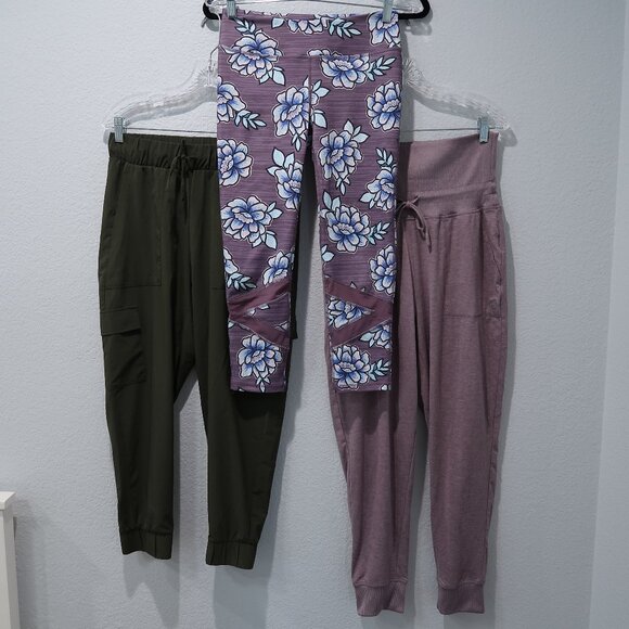 Joggers Pants Womens Leggings Activewear Athleisure Gym Bottoms Bundle Lot S - Picture 3 of 17